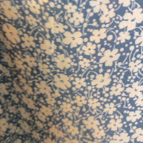 Reformation Marlowe dress size xs blue white floral like new condition - Picture 7 of 7